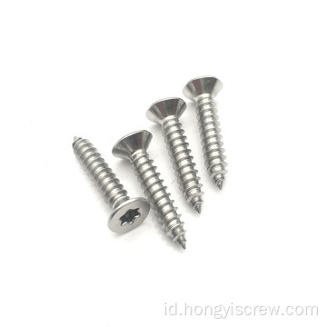 Torx head tapping countersunk screw